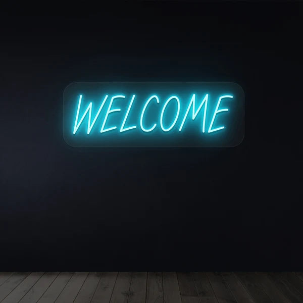 Welcome Neon Sign