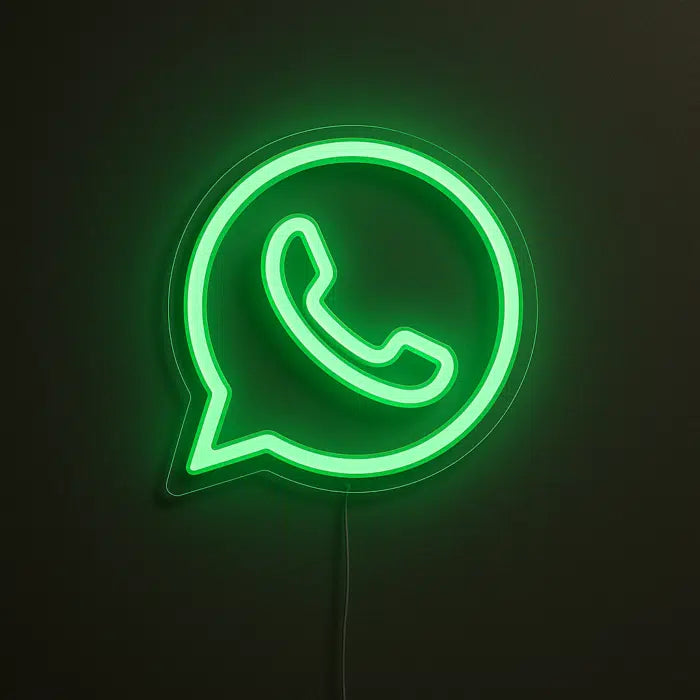 WhatsApp Logo Neon Sign LED Light