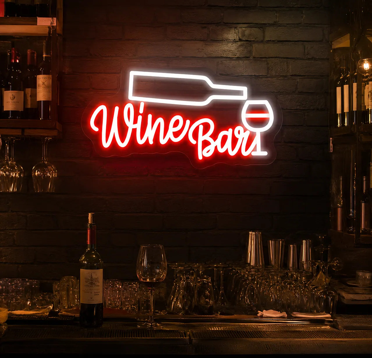 Wine BAR LED Neon Sign