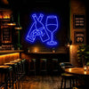 Wine Glass Bottle LED Neon Light
