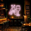 Wine Glass Bottle LED Neon Light
