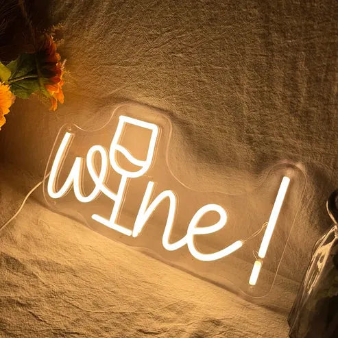 Wine Glass Neon Sign
