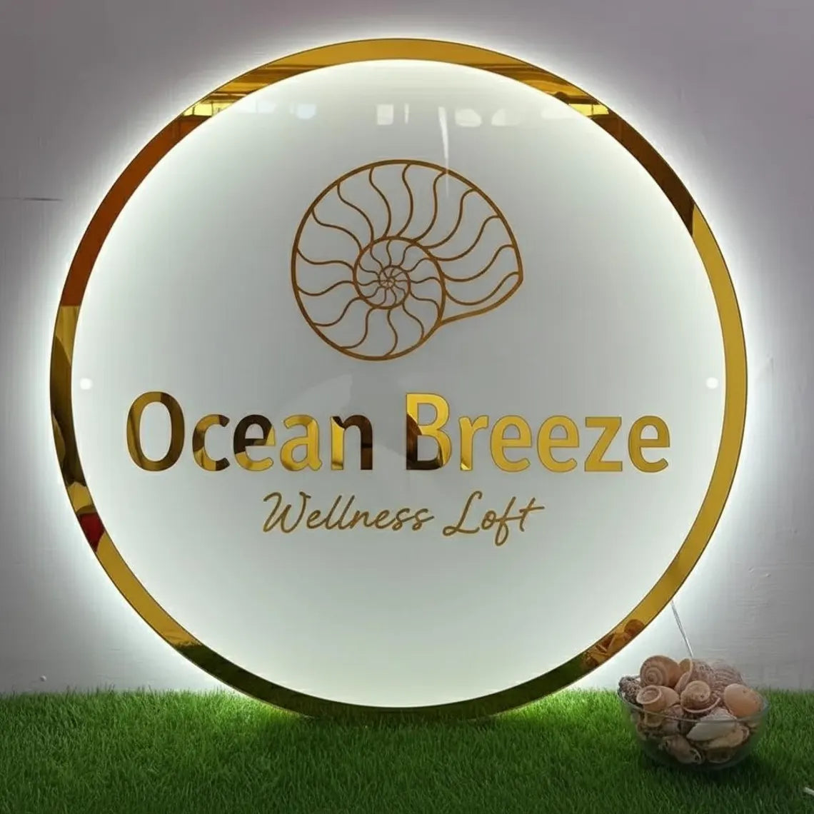 Acrylic Custom Lit Business Sign