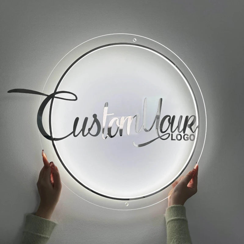 Acrylic Custom Name Logo