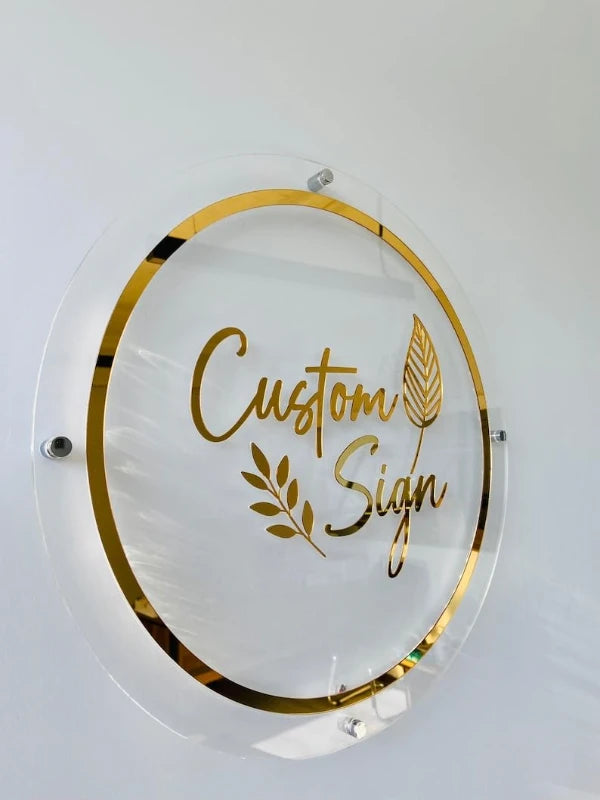 Acrylic Custom Sign Logo