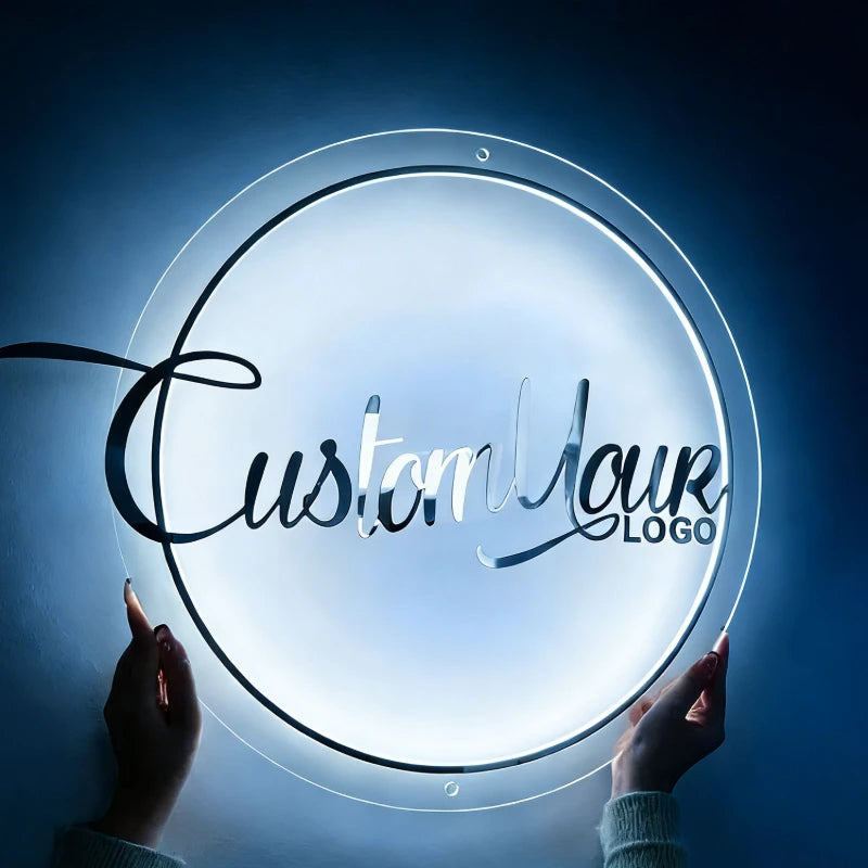Acrylic Custom Sign Logo Design