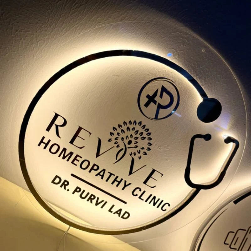 Acrylic Doctor LED Name Plate