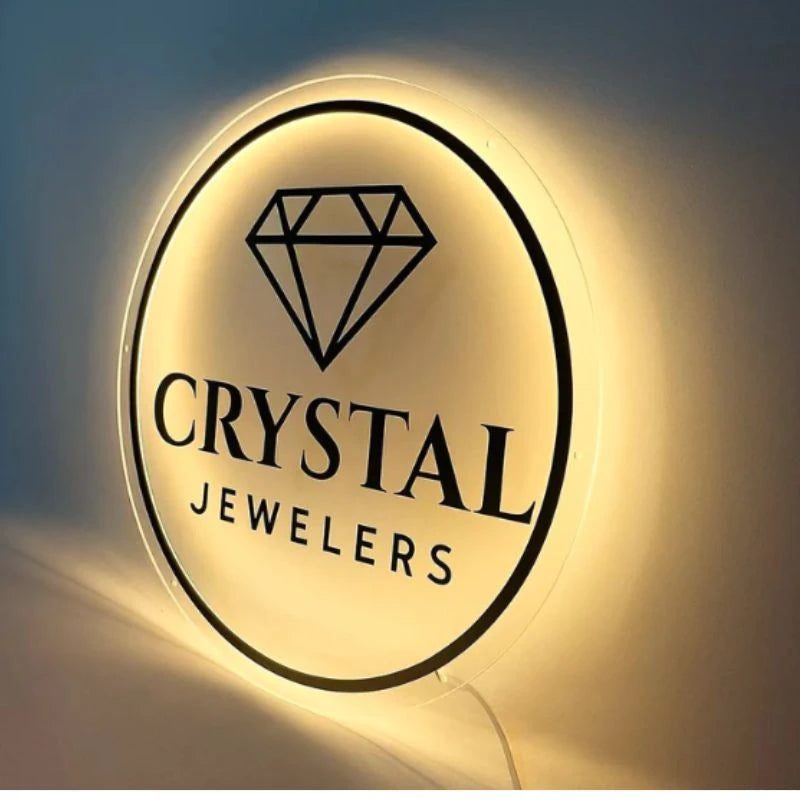 Acrylic Jewelers Logo Sign