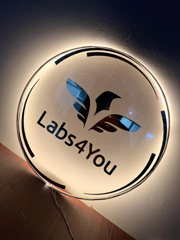 Acrylic Labs4you Logo Name Plate