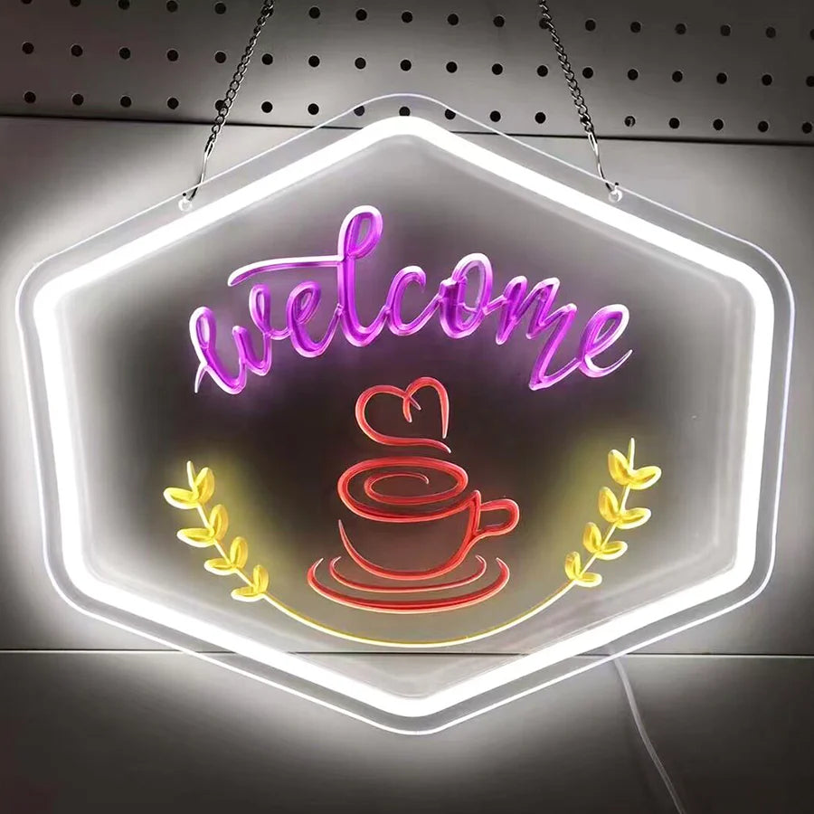 Acrylic LED Coffee Neon Sign