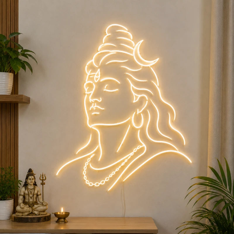 Adiyogi Shiva LED Neon Sign
