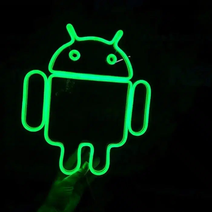 Android Logo Neon Sign LED Light
