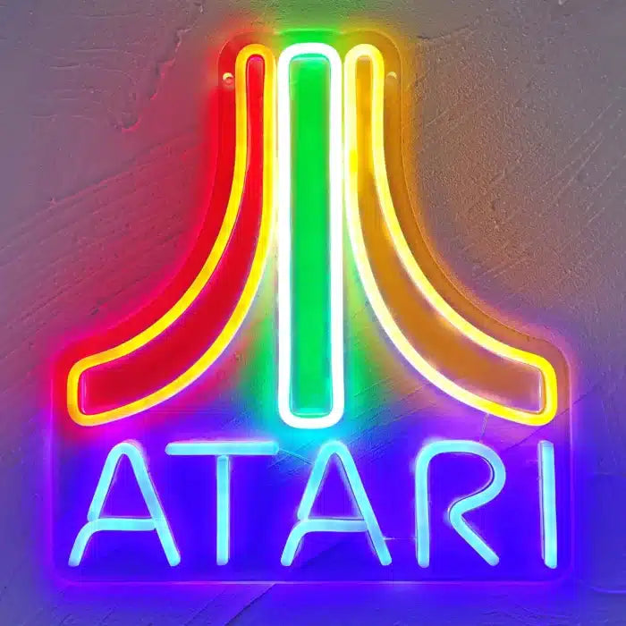 Atari Logo Neon Sign LED Light