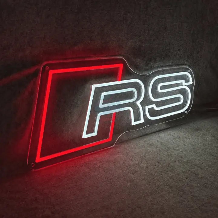 Audi RS Logo Neon Sign LED Light