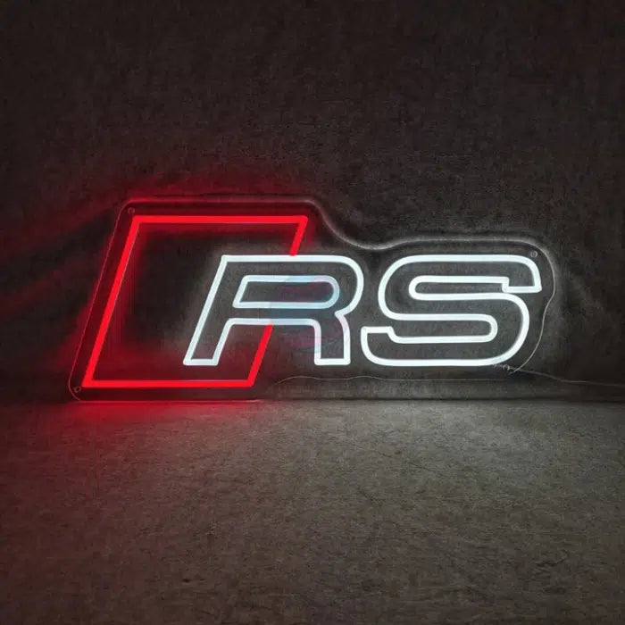 Audi RS Logo Neon Sign LED Light