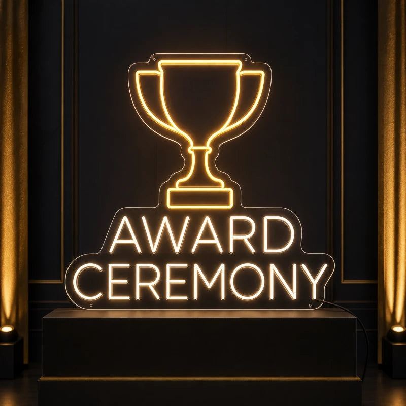 Award Ceremony Neon Light