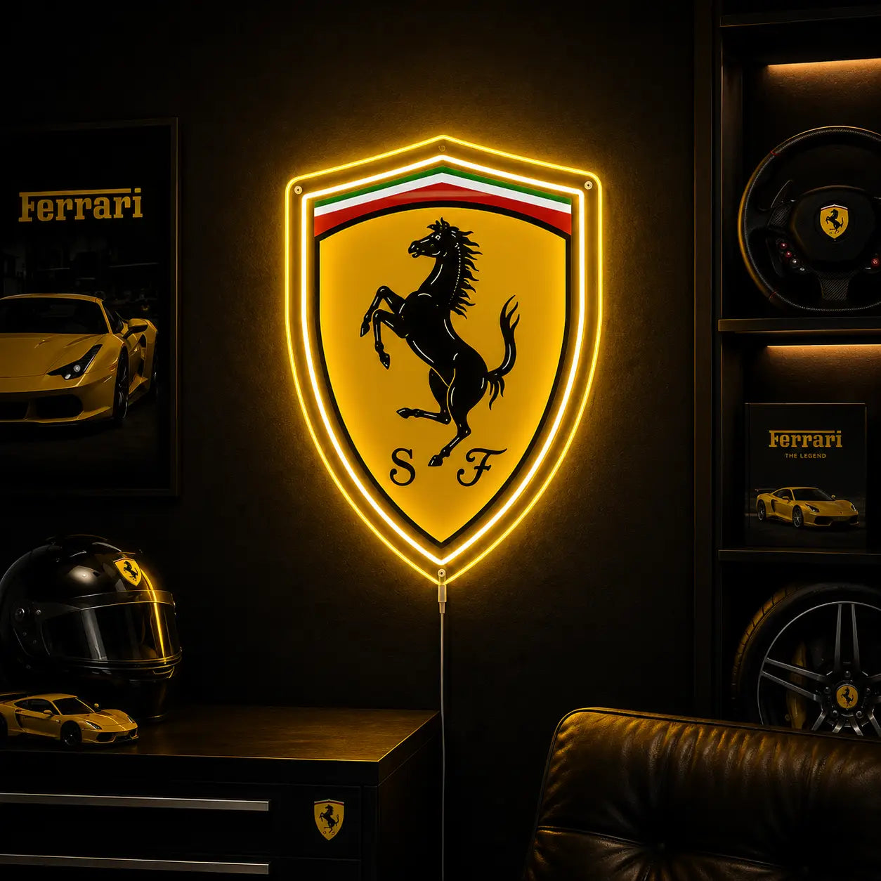 Ferrari logo Neon Sign