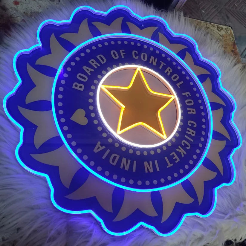 BCCI Logo Neon LED Wall Sign
