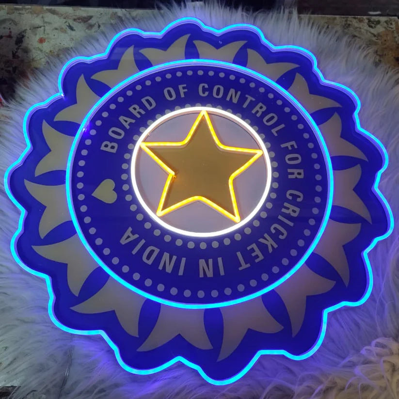 BCCI Logo Neon LED Wall Sign