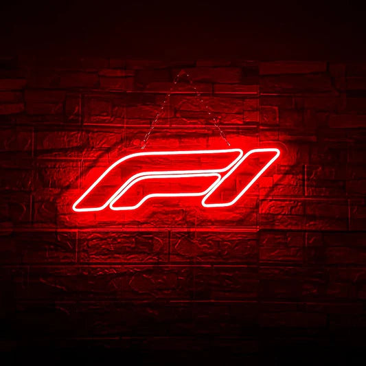 F1 Logo Neon Sign LED Light