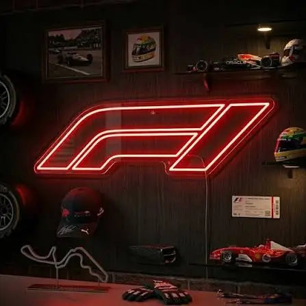 F1 Logo Neon Sign LED Light