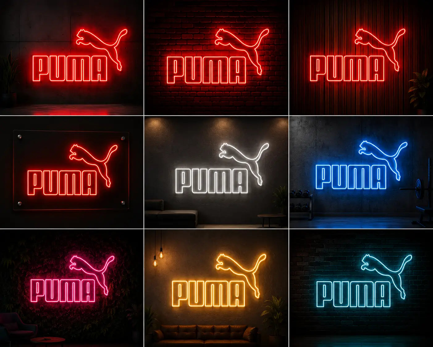 Puma logo Neon Sign