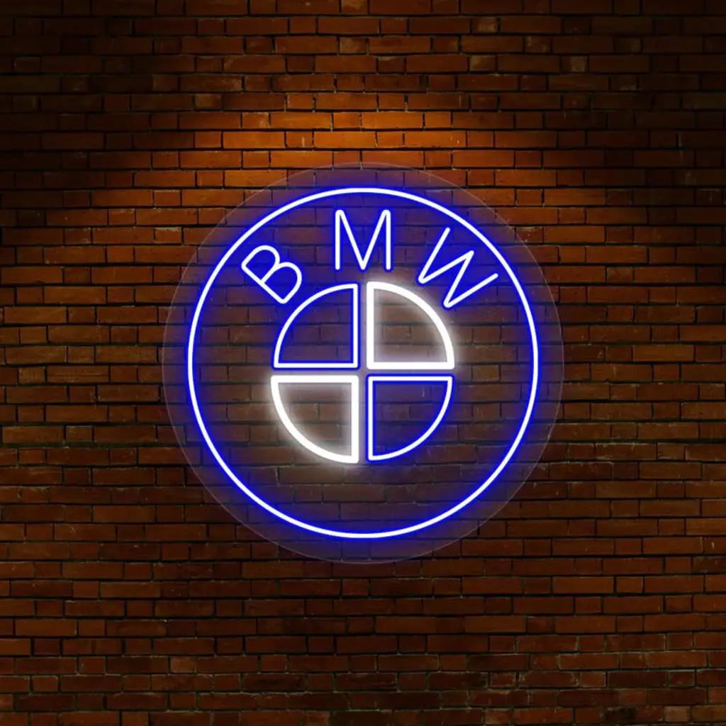 BMW Logo Neon Sign LED Light