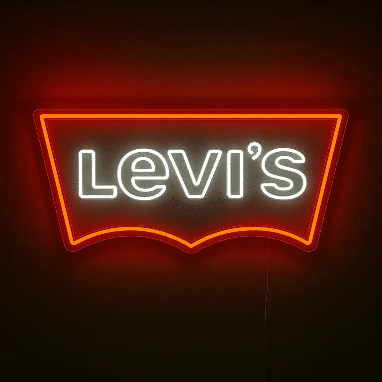 Levi's Logo Neon Sign LED Light