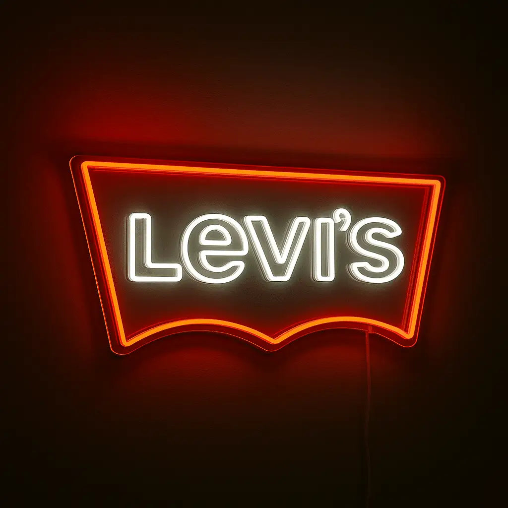 Levi's Logo Neon Sign LED Light