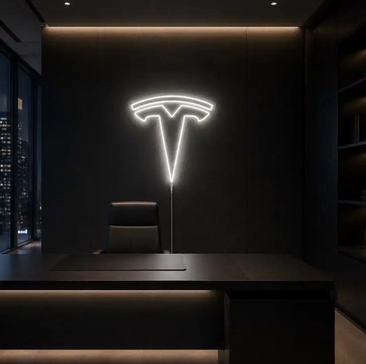 Tesla logo Neon Sign