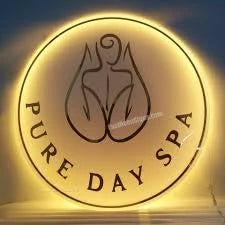 Backlit LED 3D Business Logo Sign