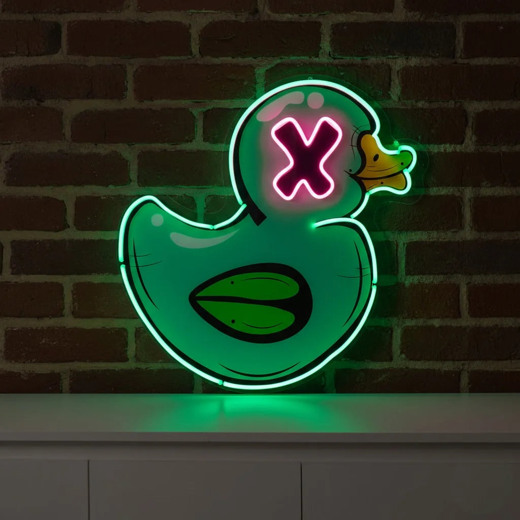 Bad Duck LED UV Print Neon Signs