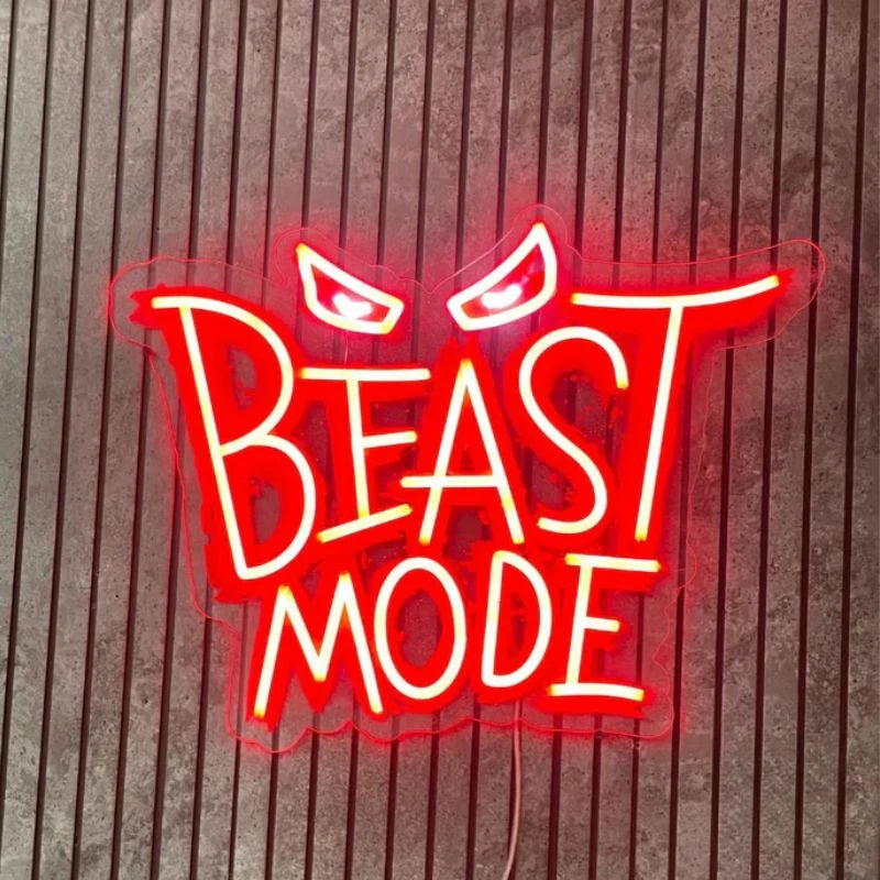 Beast Mode Neon Sign
