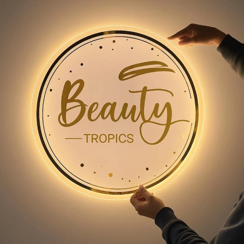 Beauty Tropics LED Acrylic Signboard