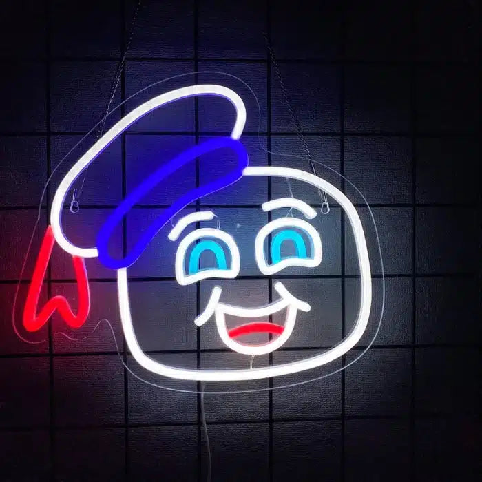 Bibendum Chamallow Logo Neon Sign LED Light