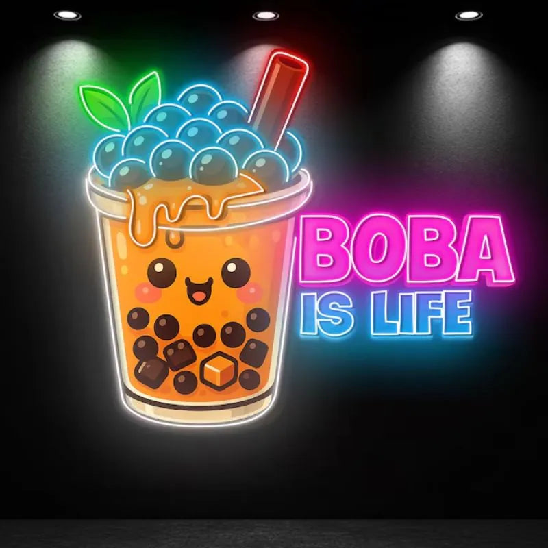 Boba Is Life Neon LED Sign