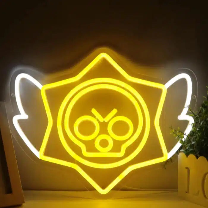 Brawl Stars Logo Neon Sign LED Light