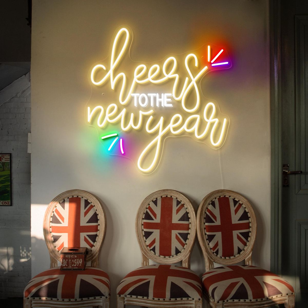 Cheers to the New Year Neon Sign