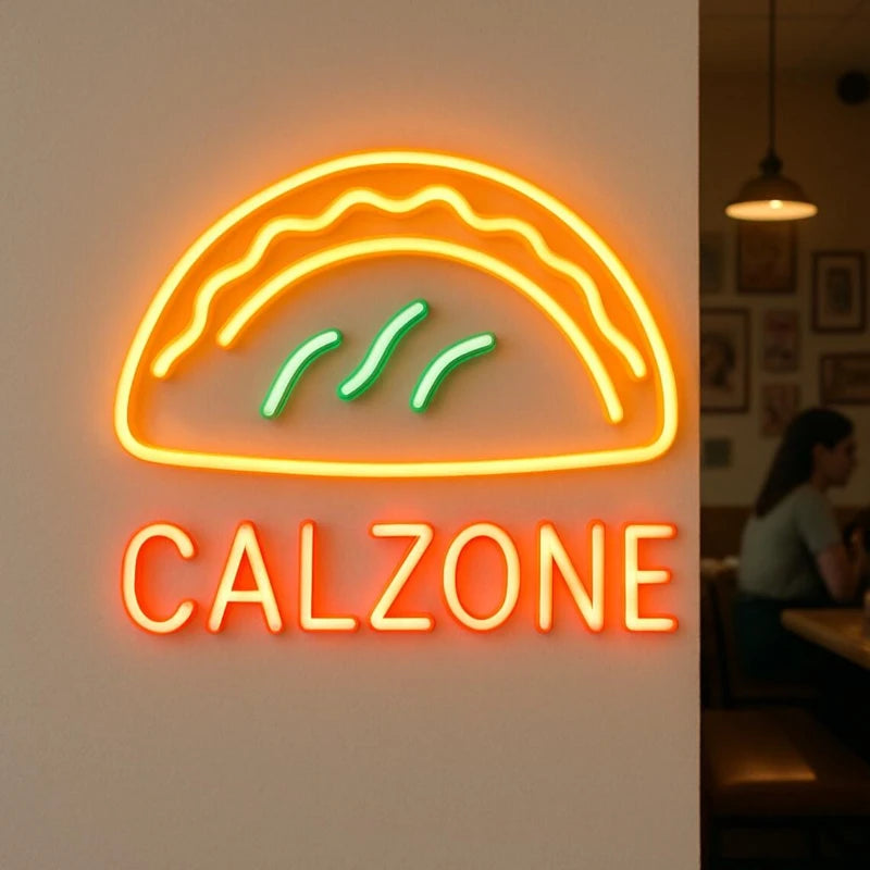 Calzone Neon Sign
