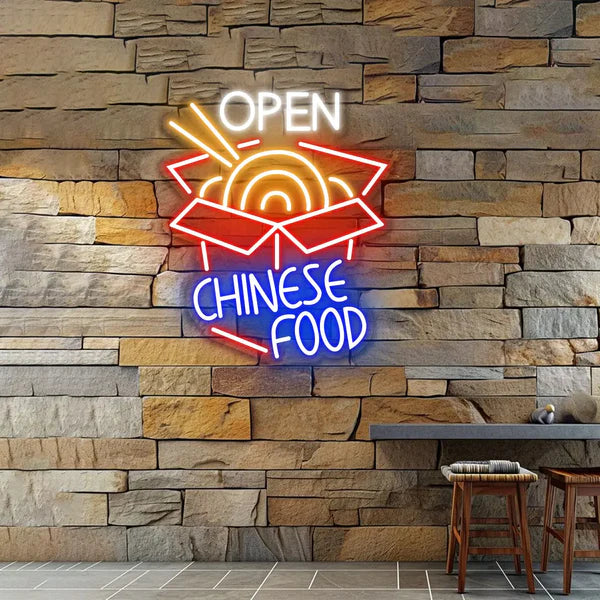 Chinese Food Neon Sign