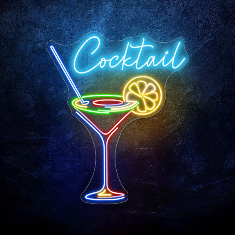 Cocktail Private Party Neon Sign