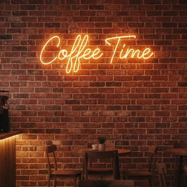 Coffee Time LED Custom Neon Text