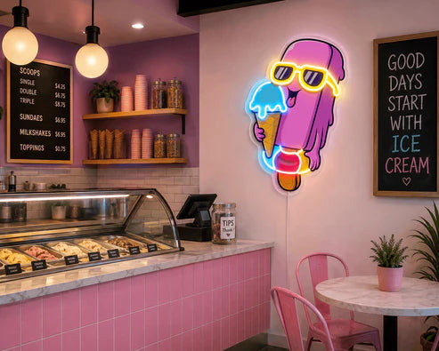 Cool Popsicle Neon Sign