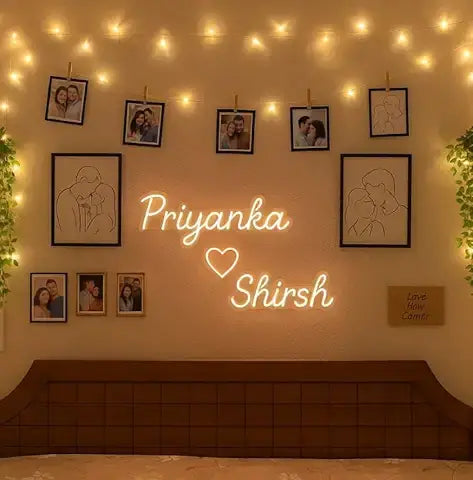 Couple Name Neon Light for Home