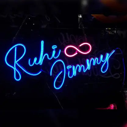 Neonmonk Couple Name Neon Sign led