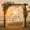 Couple Name With Palm Tree Neon Sign