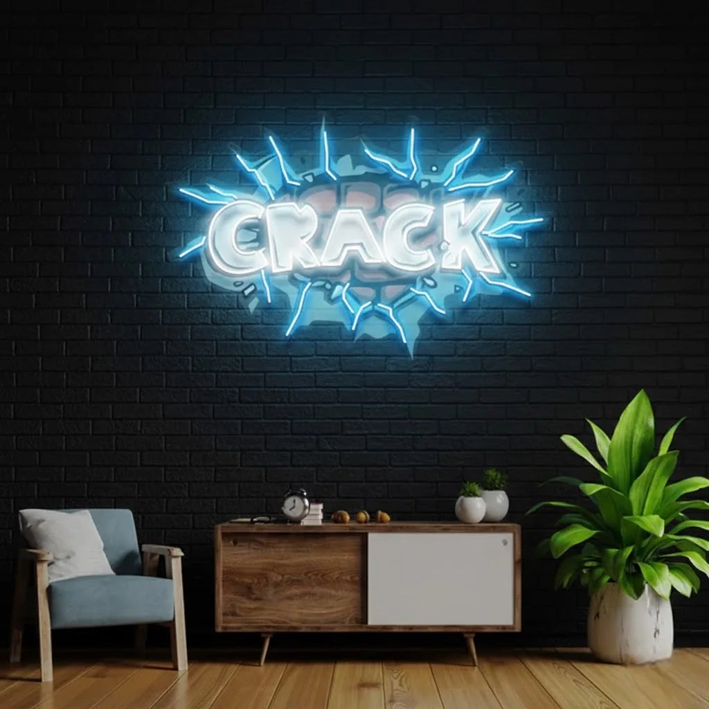 Crack UV Print Sign