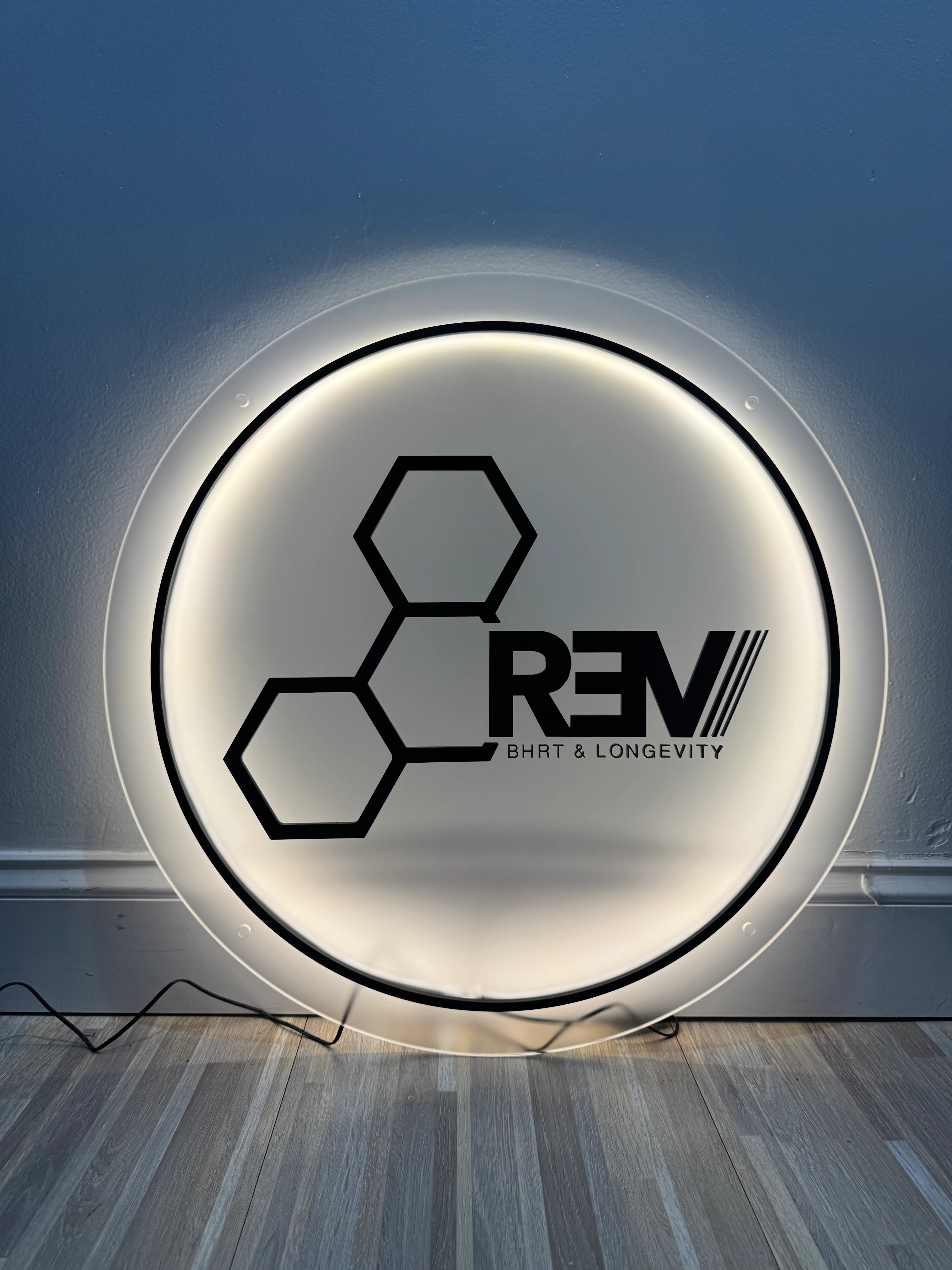 Custom 3D Acrylic Backlit Logo Sign