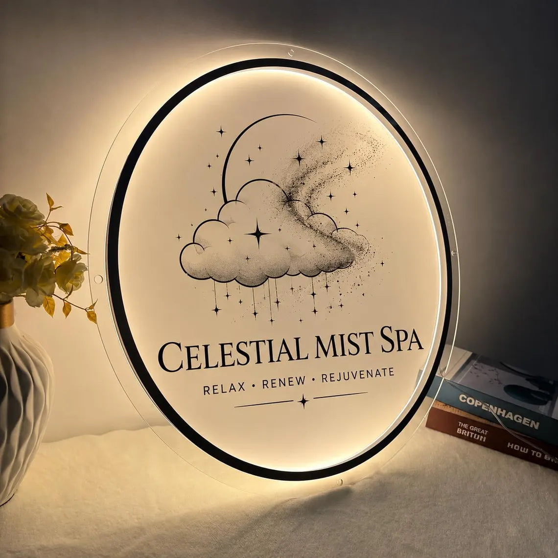 Custom Acrylic LED Business Logo Sign