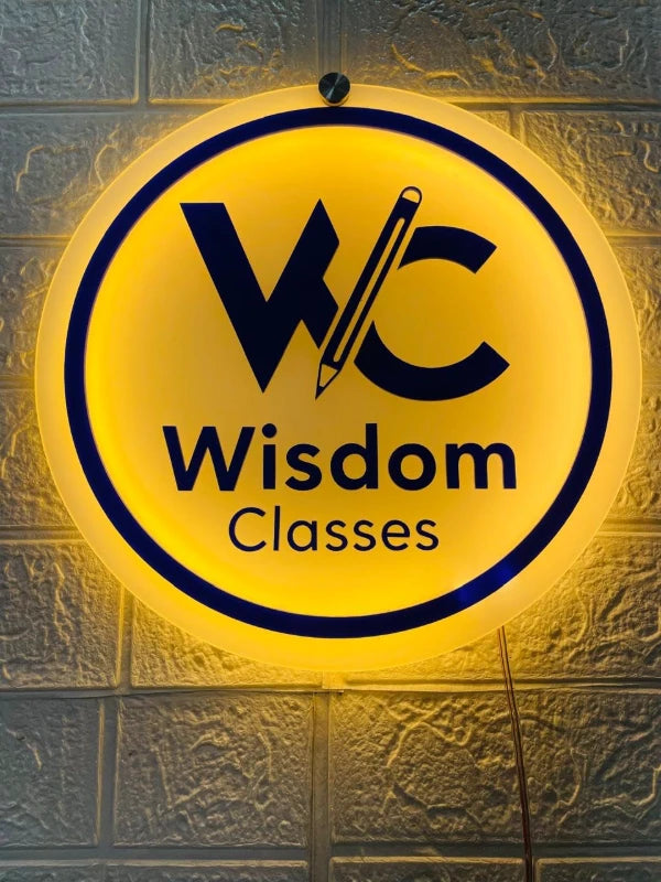 Custom Acrylic Backlit LED Sign Board